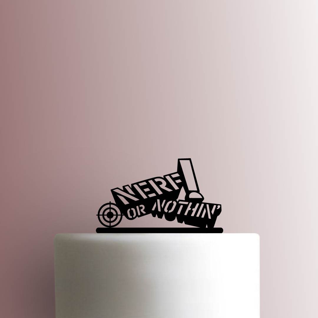 Nerf or Nothin 225-B114 Cake Topper