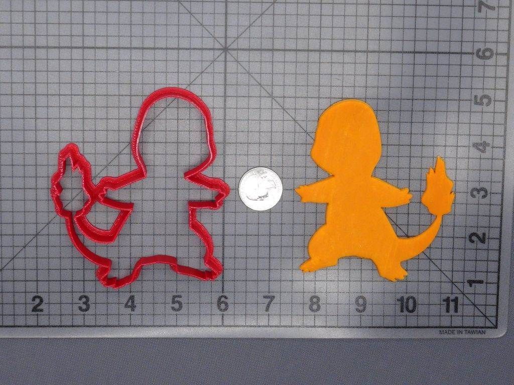 Pokemon - Charmander Body 266-G996 Cookie Cutter Silhouette