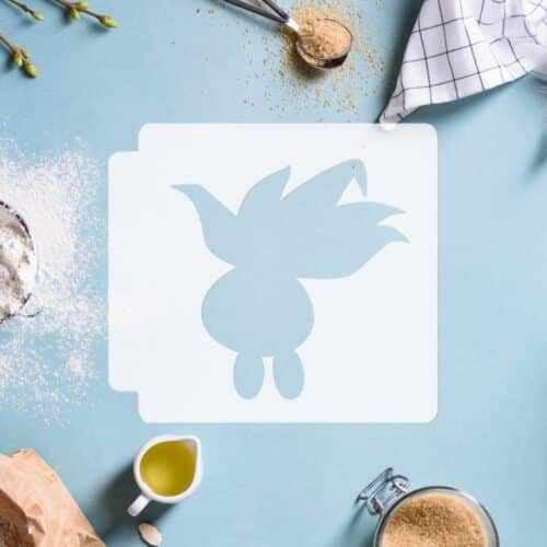 Pokemon - Oddish 783-G441 Stencil Silhouette