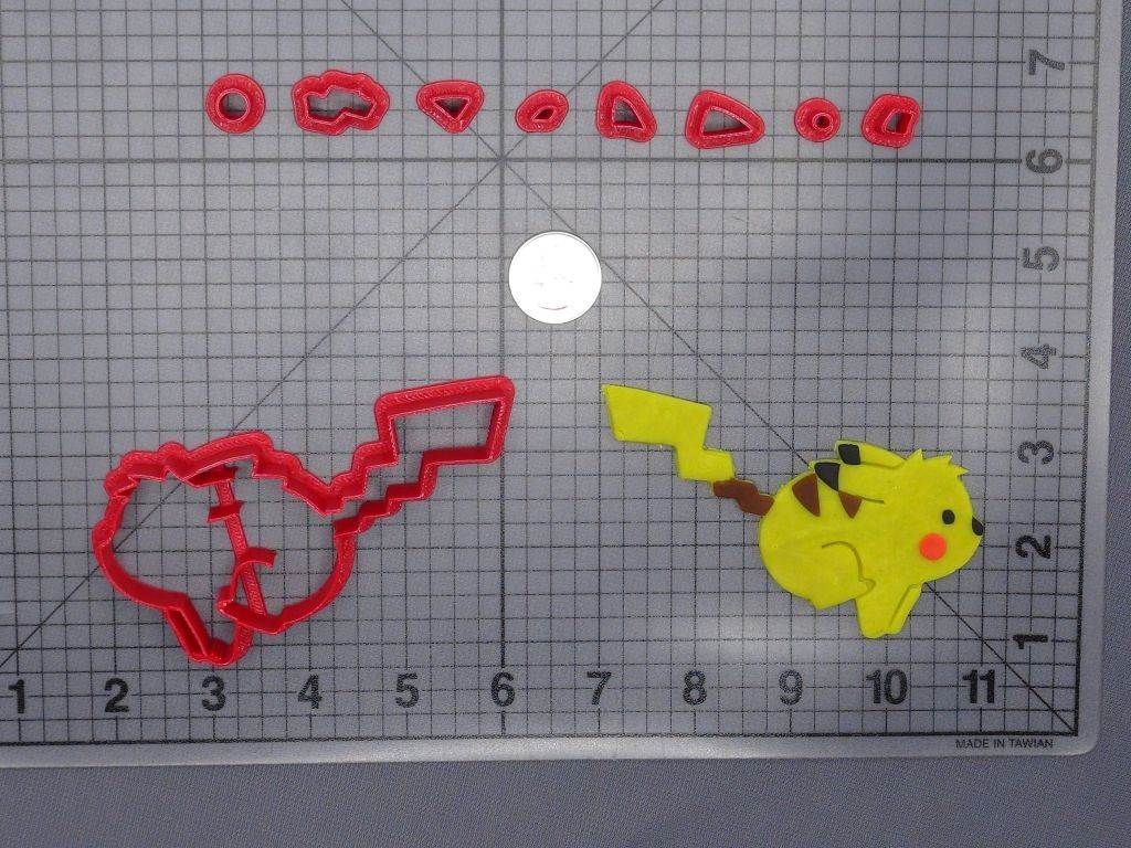 Pokemon - Pikachu Running Body 266-G937 Cookie Cutter Set