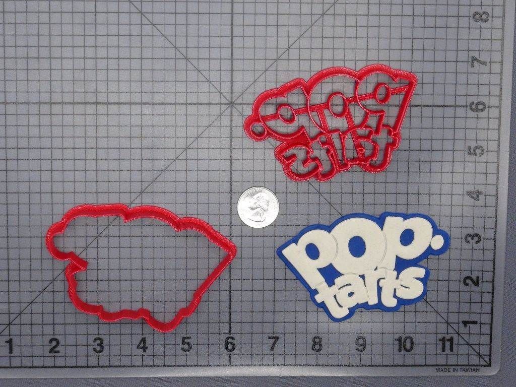 Pop Tarts Logo 266-H123 Cookie Cutter Set