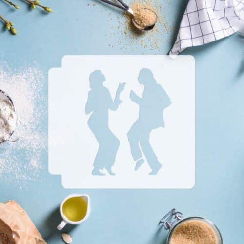 Pulp Fiction - Mia and Vincent 783-G514 Stencil