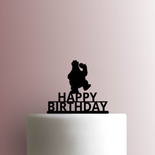 Sesame Street - Cookie Monster Happy Birthday 225-B100 Cake Topper