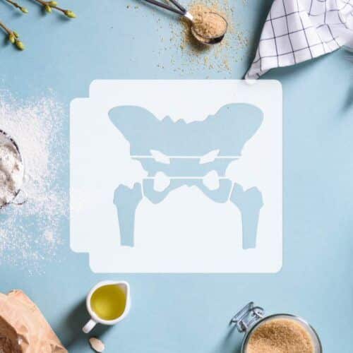 Skeleton Hip Bone 783-G470 Stencil