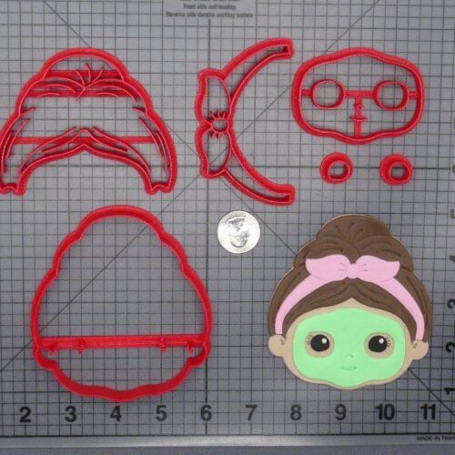 Spa Girl Head 266-E898 Cookie Cutter Set