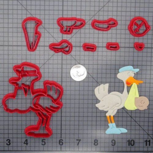 Stork Bird and Baby 266-G909 Cookie Cutter Set