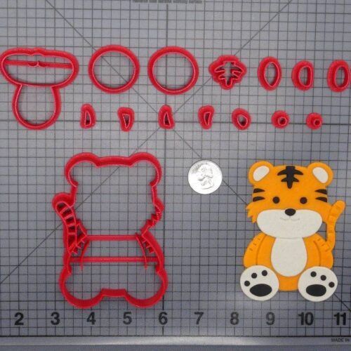 Tiger Body 266-G944 Cookie Cutter Set