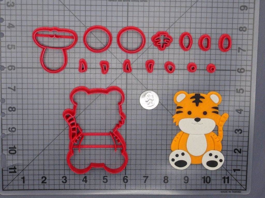 Tiger Body 266-G944 Cookie Cutter Set
