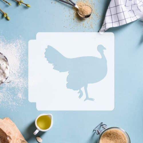 Turkey Bird 783-G427 Stencil Silhouette