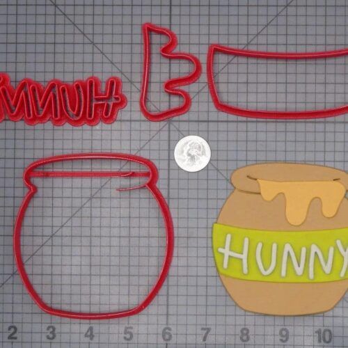 Winnie the Pooh - Hunny Pot 266-H055 Cookie Cutter Set