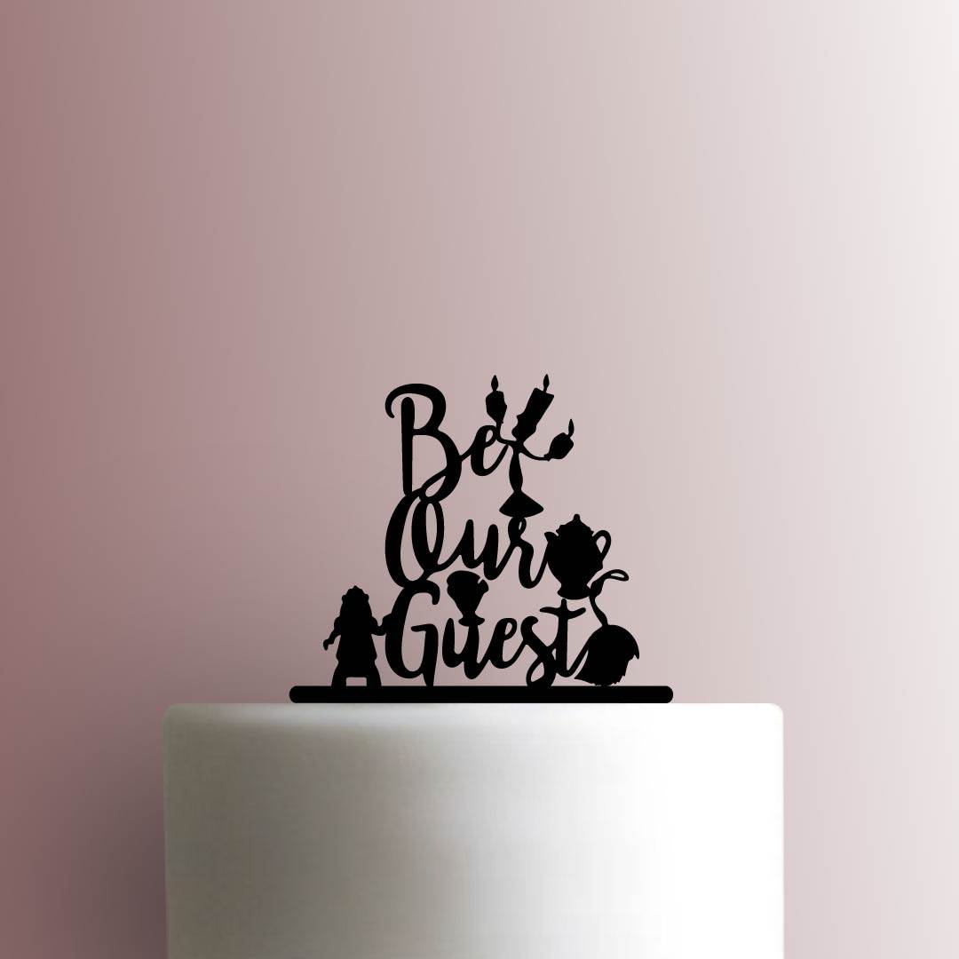 Beauty and the Beast - Be Our Guest 225-B165 Cake Topper