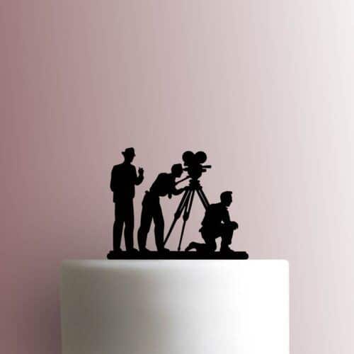 Camera Crew 225-B108 Cake Topper