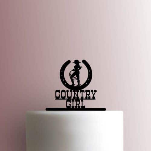 Country Girl 225-B166 Cake Topper