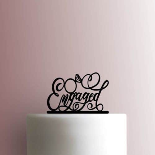 Engaged 225-B174 Cake Topper