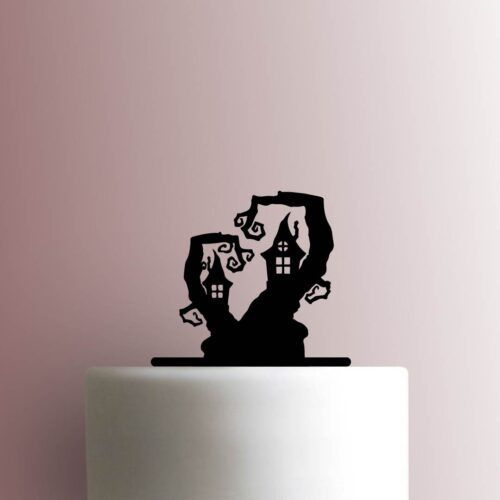 Fairy Houses in Tree 225-B153 Cake Topper