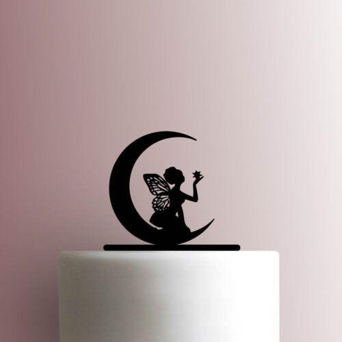 Fairy on Moon 225-B146 Cake Topper