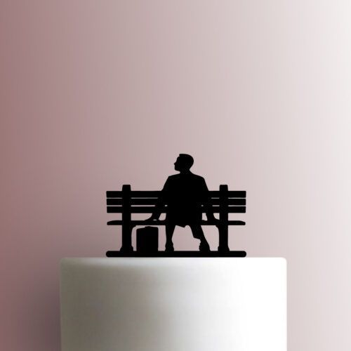 Forest Gump on Bench 225-B210 Cake Topper