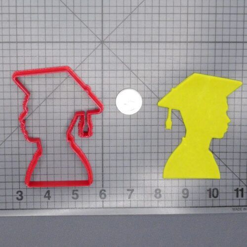 Graduation Man 266-H031 Cookie Cutter Silhouette