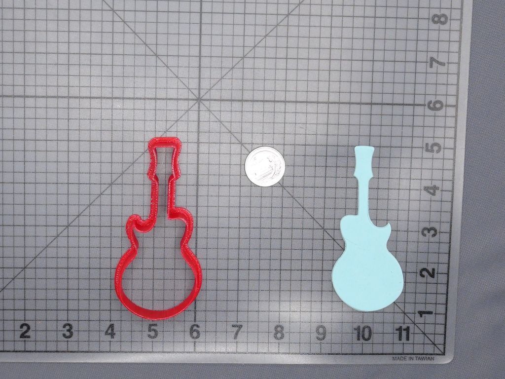Guitar 266-H211 Cookie Cutter Silhouette