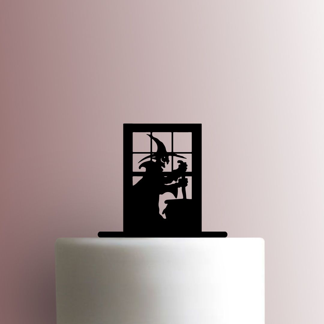 Halloween - Witch with Cauldron 225-B192 Cake Topper