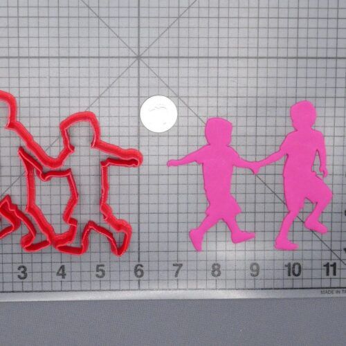 Kids Running 266-H047 Cookie Cutter Silhouette