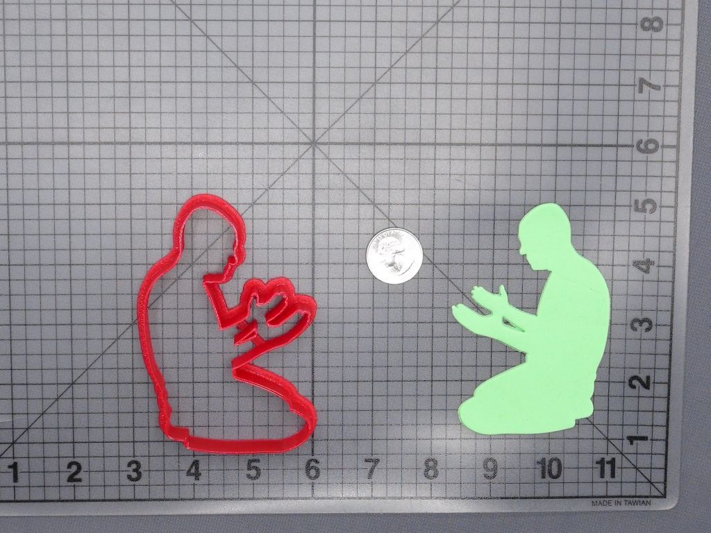 Man Praying 266-H032 Cookie Cutter