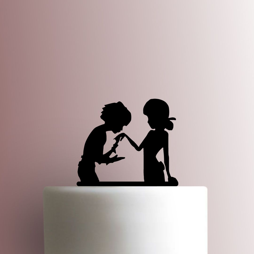 Miraculous - Cat Noir and Lady Bug 225-B209 Cake Topper