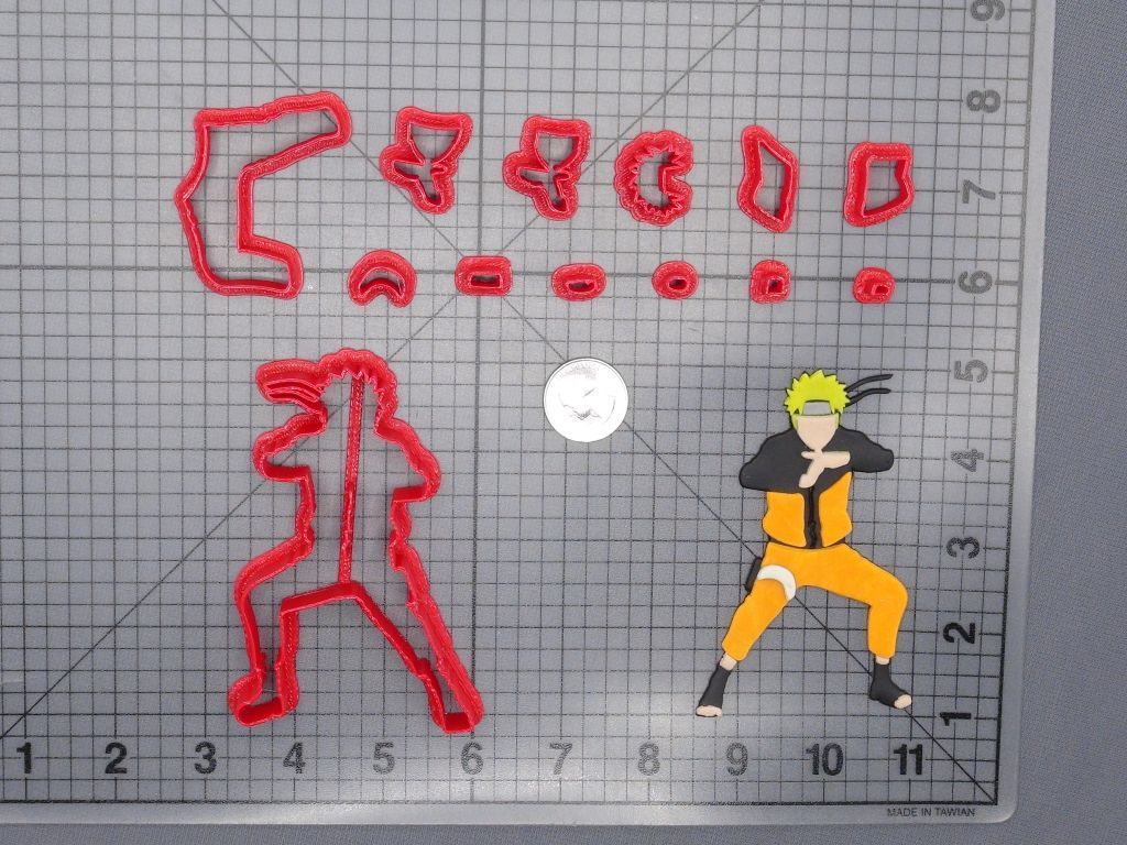 Naruto Shippuden Body 266-G991 Cookie Cutter Set