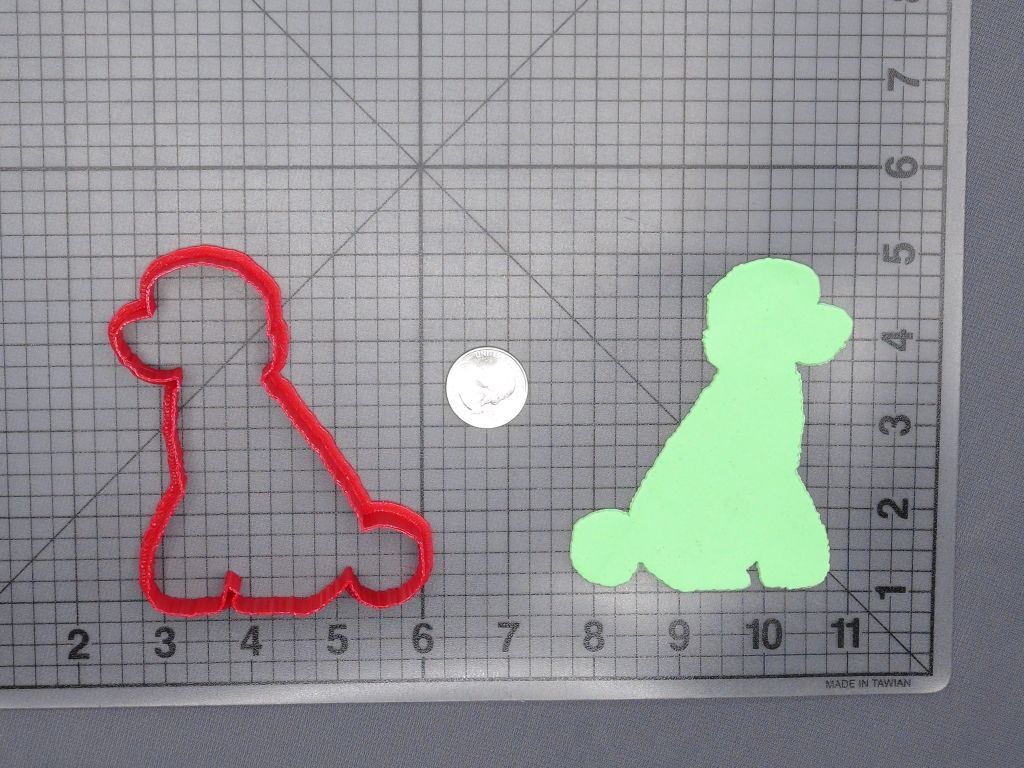 Poodle Dog Body 266-H103 Cookie Cutter Silhouette