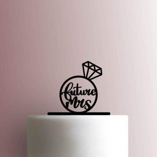 Wedding Ring Future Mrs 225-B148 Cake Topper