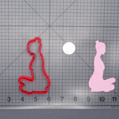Yoga Pose 266-H176 Cookie Cutter Silhouette