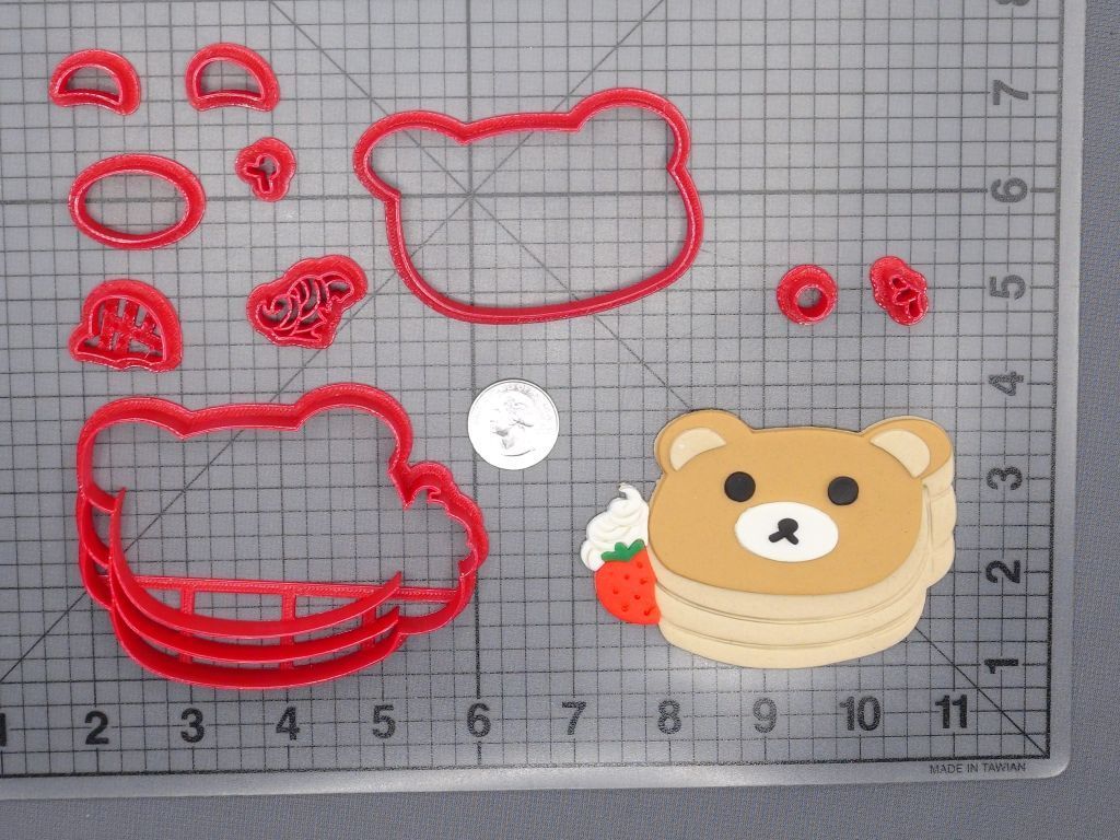 Bear Pancakes 266-H071 Cookie Cutter Set
