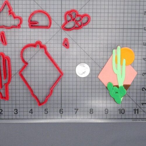 Cactus Desert 266-H090 Cookie Cutter Set