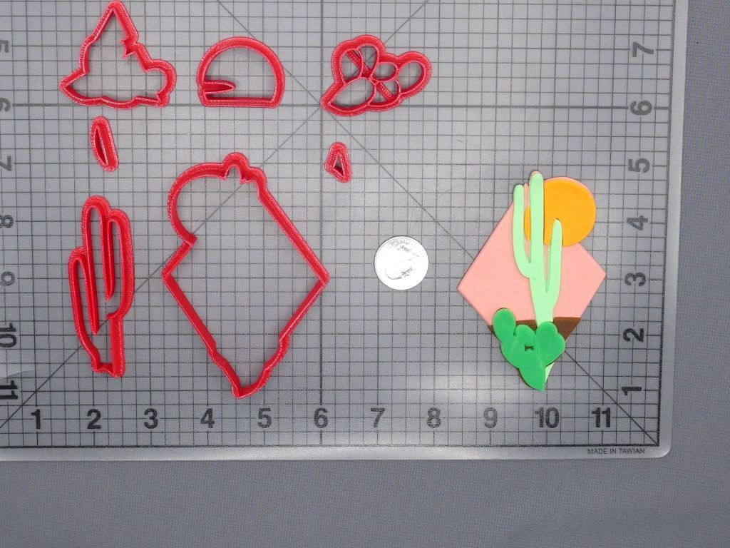 Cactus Desert 266-H090 Cookie Cutter Set