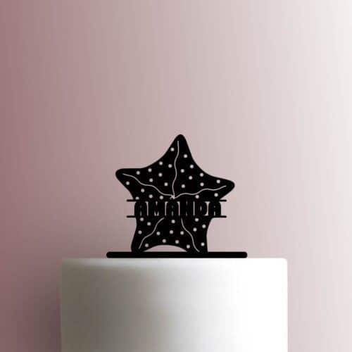 Custom Starfish Name 225-B219 Cake Topper