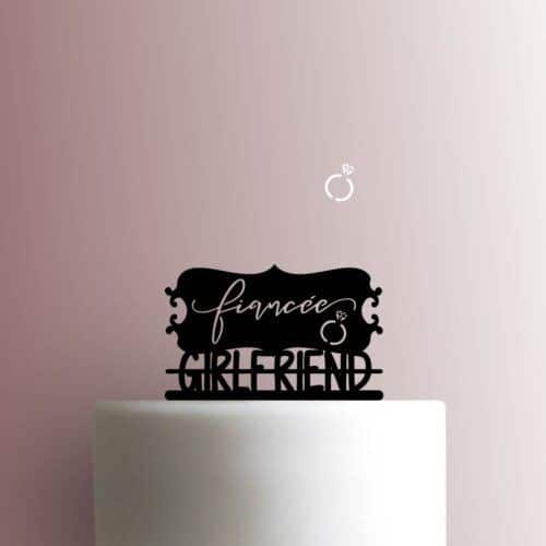 Girlfriend to Fiance 225-B222 Cake Topper