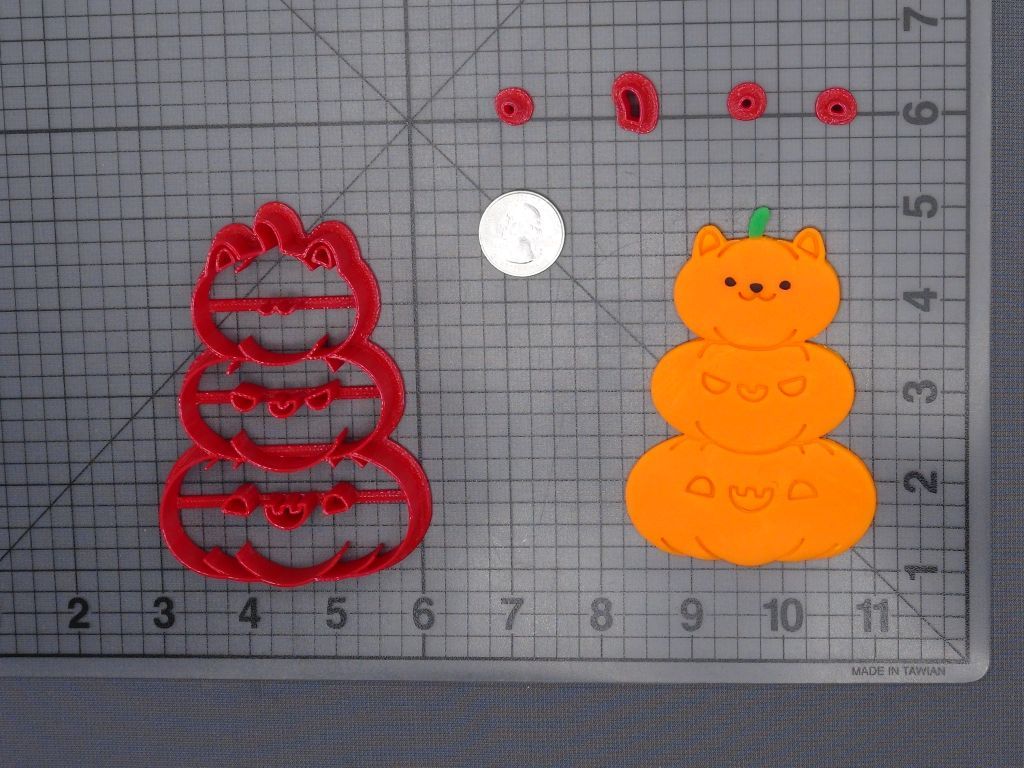 Halloween - Cat Jack O Lanterns 266-H500 Cookie Cutter Set