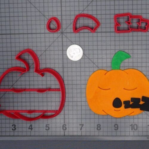 Halloween - Jack O Lantern Sleeping 266-H507 Cookie Cutter Set