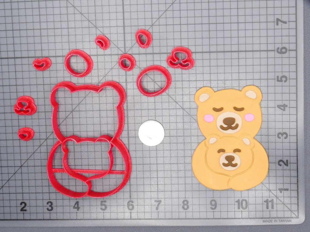 Mama and Baby Bear 266-H091 Cookie Cutter Set
