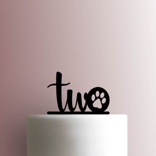 Paw Two 225-B221 Cake Topper