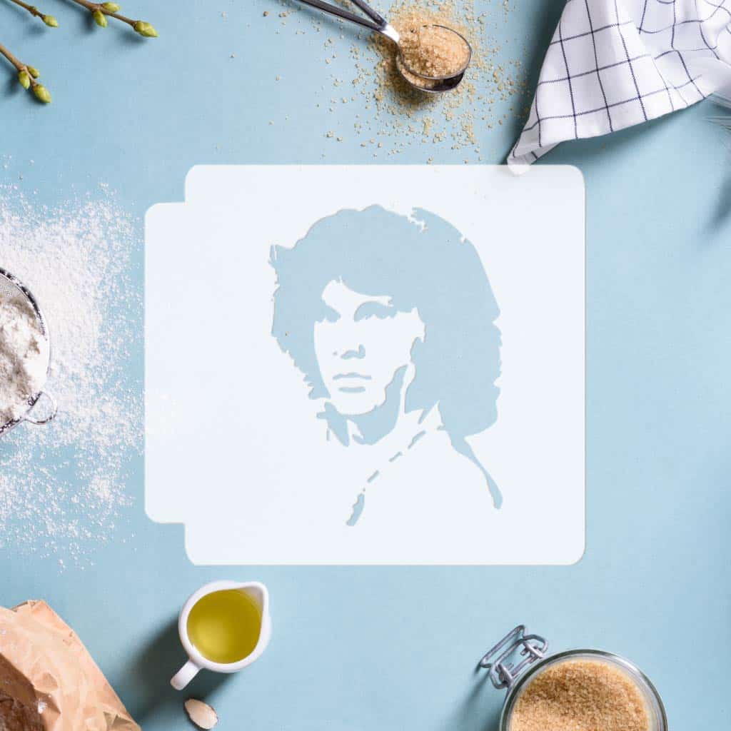 The Doors - Jim Morrison Head 783-G594 Stencil