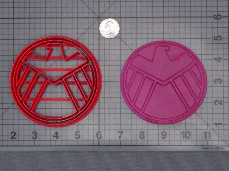 Agents of Shield Logo 266-H287 Cookie Cutter