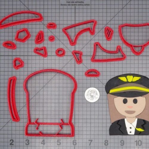 Airline Pilot 266-H089 Cookie Cutter Set