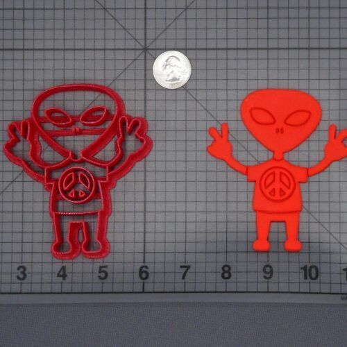Alien Peace 266-H101 Cookie Cutter