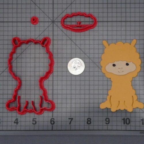 Alpaca Body 266-H486 Cookie Cutter Set