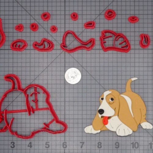 Basset Hound Dog Body 266-H182 Cookie Cutter Set