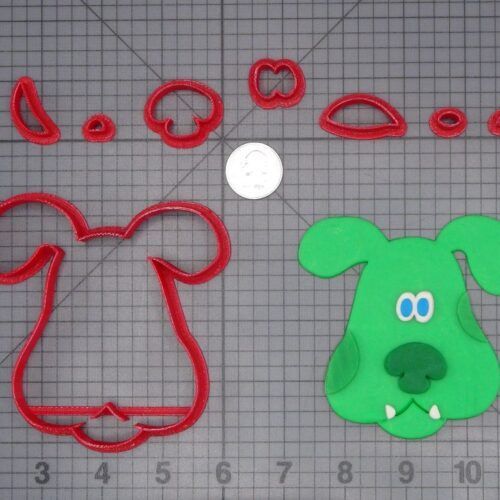 Blues Clues - Green Puppy Head 266-H222 Cookie Cutter Set
