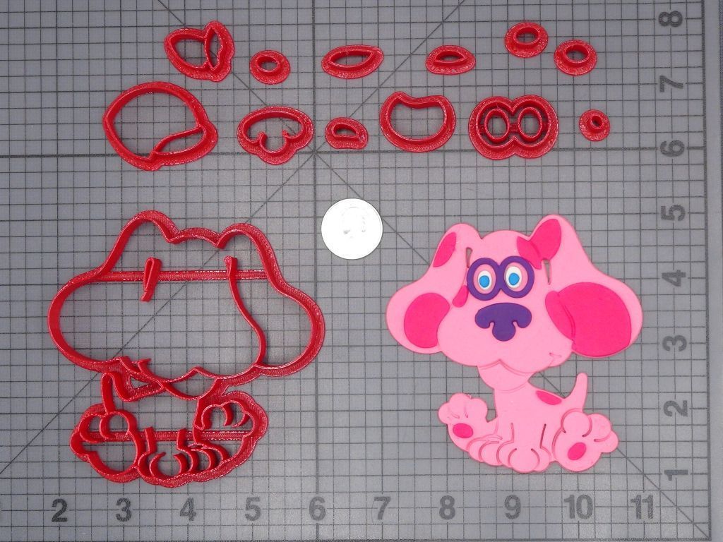 Blues Clues - Magenta Body 266-H147 Cookie Cutter Set