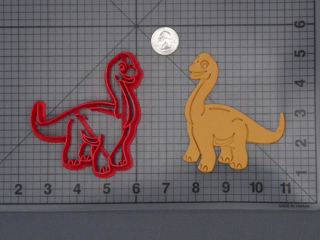 Brachiosaurus Dinosaur Body 266-H033 Cookie Cutter