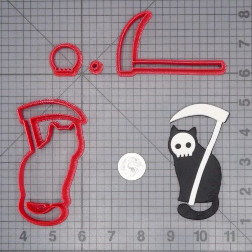 Cat Grim Reaper 266-H621 Cookie Cutter Set